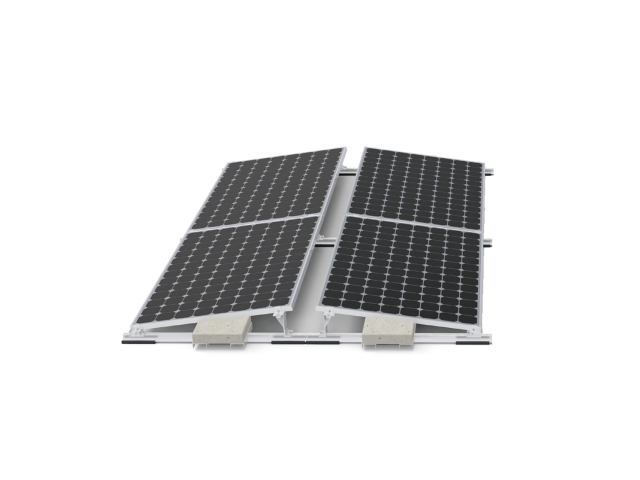 Set für Flachdach 2x2 Ausg./Eing. - PRO E&W 10°